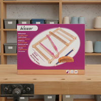 Mini Weaving Loom Creative Hobby Craft Supply Educational for Home, Beginners