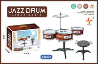 Large Drum Set Toy for Kids Jazz Drum Percussion Instrument Baby Drumming Toy