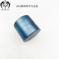 圆形巧粉盒 圆形八角形巧克粉通用 H31圆形四节巧克盒