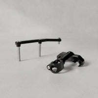 Steering Damper Mounting Kit Machined Steering Damper Bracket Compact Mounting Bracket for Motorcycle Riders, Motorcyclists, Street Riding