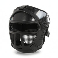 Open-Face Head Protector Padded Head Protector Safeguarding Headgear Shock-Resistant for Boxers, Fighters, Sparring, Boxing Training, Sanda
