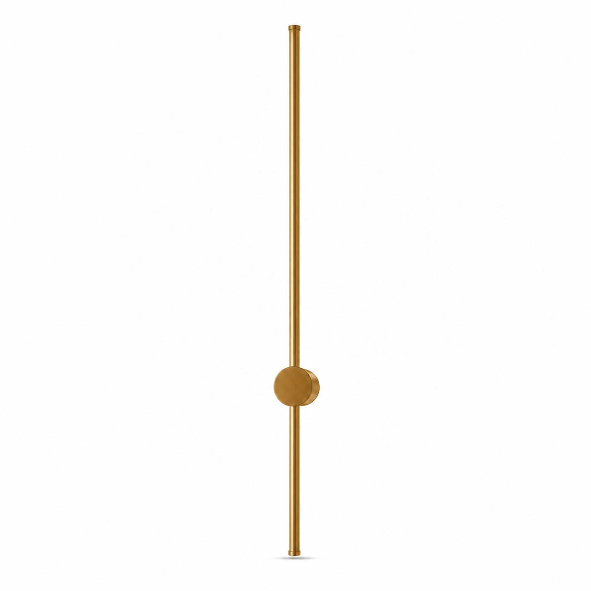 Minimalist Wall Lamp with Gold Finish Modern Slim Vertical Bar Light