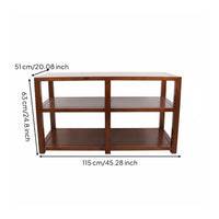 Solid Wood Amplifier Stand Simple and Elegant Multi-Tier Stereo Component Rack Modern Contemporary Residence Theater Equipment Shelf