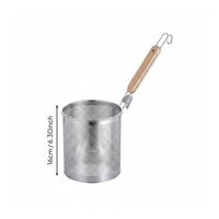 Hot Pot Skimmer Basket Food-Grade Stainless Steel Handled Mesh Colander