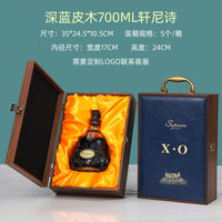 XO Liquor Gift Box Empty 750ml for Brandy, Wooden and Leather Boxes in Stock