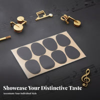 8 Pieces Protects Teeth Saxophindividual Tooth Protector Reduces Vibration Self Tooth Guard Strong Adhesion for Saxophonists, Clarinetists