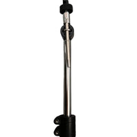 Two-Section Cymbal Stand Rod with Felt Washer Chrome-Finished Cymbal Rod Adjustable Attachment Modular for Drummers, Percussionists, Live Stage, Recording Studios, Rehearsal Rooms