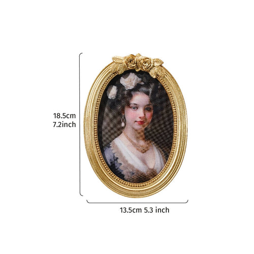 3 Pieces Ornate Resin Picture Frame Set of Multiple for Entryway