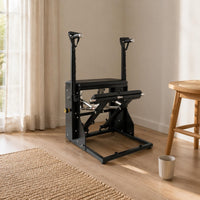 Pilates Stability Chair Padded Seat Home Exercise Chair Foot Stage Exercise Equipment
