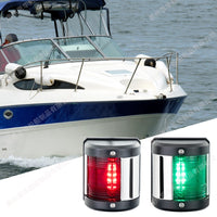 LED Navigation Light for Boats, Green, 12V, IP65, Model E011011-LD