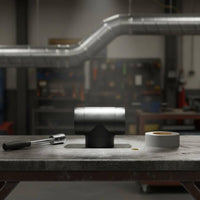 90 Mm Tube Tee Flame-Retardant T Shaped Duct Connector Round Tube Tee Connector