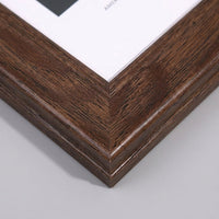 Photo Frame with Handmade Resin Vintage Decor, Picture for Wall or Desk Display, Classical Design for 6x4 and Tabletop Stand