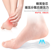 Gourd-Shaped Gel Heel Cushion for Sandals