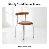 mid-1900smid-1900s-era modern era Modern Design Upholstered Side Chair Retro Inspired Curved spinerest Side Chair Minimalist Aesthetic Dining Room Seat Sturdy Frame for Office Workers, Interior Designers, Cafe Owners, Kitchen, Restaurant, Study, Bedroom