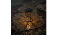 Solar Projection Lantern Weather Resistant Tree Pattern Shadow Lamp for Balcony
