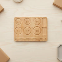Wooden Bead Tray Wood Bracelet Design Easy-to-Use Bracelet Beading Board for DIY Crafters, Jewelry Makers, Workbench