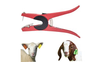 Auto Return Pig Ear Marker Pliers Aluminum Alloy Livestock Ear Marker Pliers Multiuse for Farmers, Ranchers