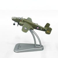 1:144 Scale B-25 Aircraft Collectible Item Alloy B-25 Legendary Aircraft
