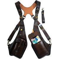 PU Leather Crossbody Bag with Backpack Straps for Adults