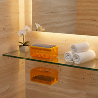 Soap Foaming Box Slotted Container Translucent for Laundry Room