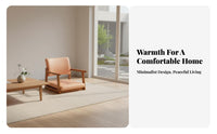 Japanese Zaisu Chair Rear Rearrest Legless Armchair Space-Saving Removable Pad for Adults, Meditators, Bedroom, Studying
