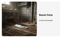 Manure Rake Head Versatile Grain Spreading Rake Head Manganese Steel Scraper Blade Wear Resistant Winter Pusher Blade