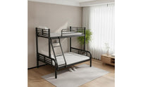 Sturdy Metal Bunk Bed Space-Saving Bunk Bed Frame Heavy Duty Long-Lasting for Children, Teens, Students, Bedroom, Dormitory