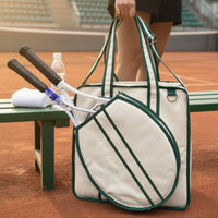 Lightweight Multi-Sport Racket Bag Water Resistant Tennis Racket Bag Long-Lasting for Badminton Players, Training