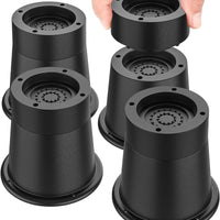 4 Pieces Furniture Leg Riser Textured Grip Furniture Lift Block Wide Base