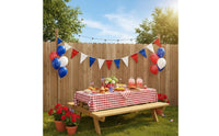 12 Pieces Semi Circle Tassel Garland Shimmering Finish Hanging Decoration