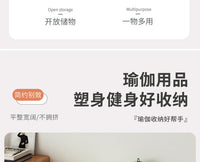 瑜伽垫收纳筐健身运动器材置物架带轮可移动收纳架体育用品整理架