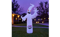Inflatable ghost, large with pumpkin face, inflatable figure for entrance area, Halloween party