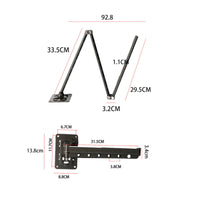 Easy Installation Electric Vehicle Charger Bracket Heavy Duty Foldable Charging Arm Rust Proof for Outdoor