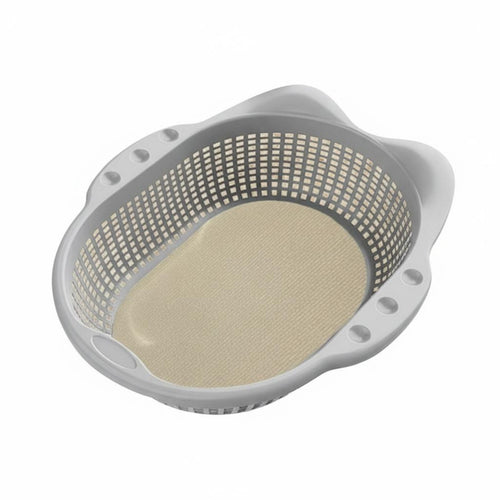 Perforated Cat Basket Bed Ventilated Cat Bed with Cushion Pet Bedding