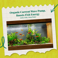 Quiet, powerful wave pump for aquariums.