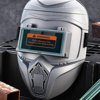 Auto Darkening Weldings Helmet Lightweight Metal-Joining Headgear Comfortable Guard Visor for Hobbyists, Workshop