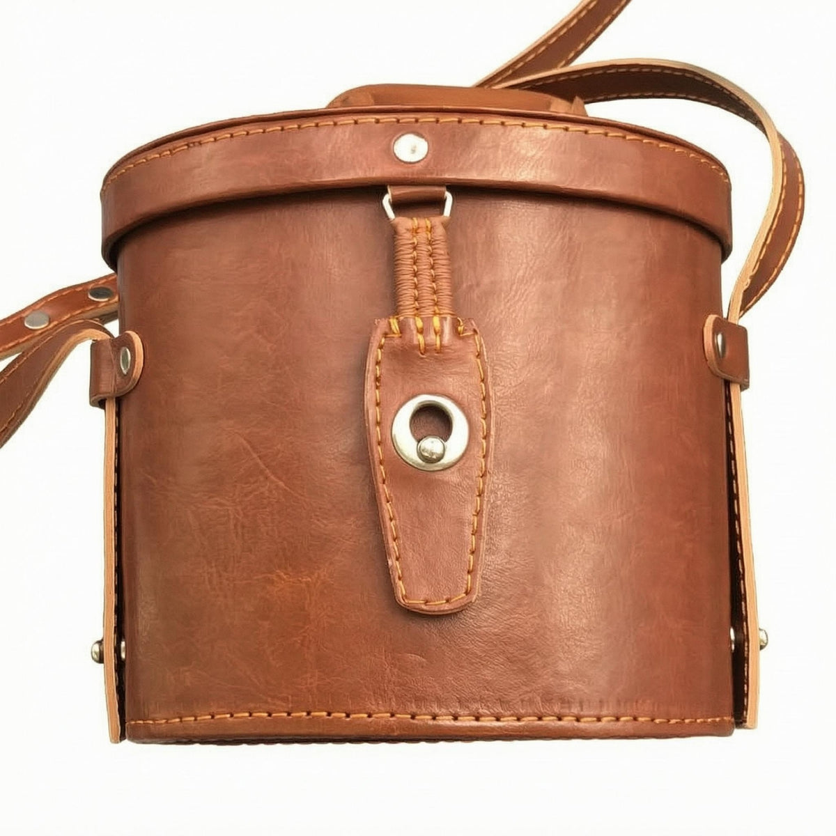 Leather Binocular Case Brown Tan Travel Gear Safeguarding