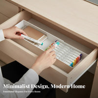 Multi-Compartment Drawer Insert configurable Divider Box Easy to Clean for Students
