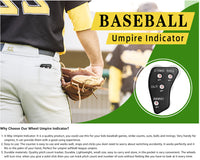 Baseball Umpire Clicker Portable Softball Game Innings Counter