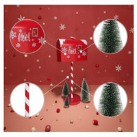 Christmas Mailbox with Trees Outdoor Christmas Mailbox Indoor for Photographers