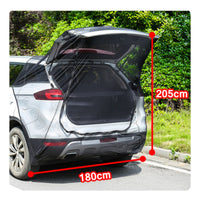 Zippered Car Tailgate Bug Net Breathable Cover Lightweight Netting for Campers, Road Trips