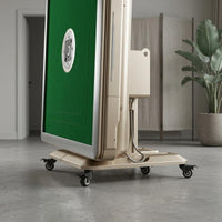 Automatic Foldable Mahjong Table Built-in Tile Handling Mahjong Table with Wheels Compact Game Furniture for Home