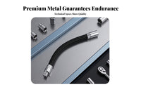 Bendable Flexible Wrench Extension Rod Compact 1/4 Drive Flexible Extension for Tight Areas