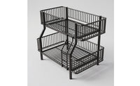 Space Saving Bunk Bed Frame with Ladder Noise-Noiseless Bunk Bed Frame Safe Furniture Sturdy for Children, Teens, Students, Shared Bedroom, Dorm Room