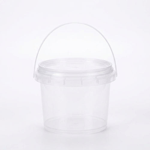 Bucket Lid Carry Handle Storage Container, Transparent Storage Bucket Lid, Handle Storage Unit Container Bin, Kitchen Organiz