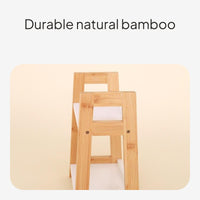 Bamboo Spice Rack Countertop Organizer Minimalist Design