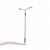 Double-Head Model Light Battery Powered Miniature Street Light for Diorama