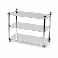 Three-Tier Tray Stand Rectangular Rectangle Tray Compact for Buffets, Bakeries