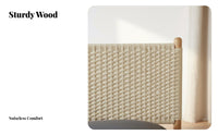 Japanese type Woven Bed Frame Nordic Design Woven Headboard Bed Frame Minimalist Aesthetic Bedroom Furniture Optional Storage for partners, Homeowners, Adults, Homestay, holiday Home, Guest Room, Apartment