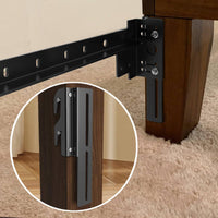 2 Pieces Bolt on to Hook on Adapter Adjustable Hook on Bed Rail Bracket